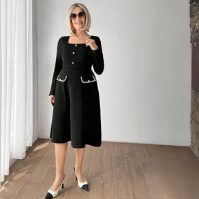 Conjunto Feminino Preto com caimento perfeito no corpo