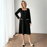 Conjunto Feminino Preto com caimento perfeito no corpo
