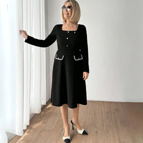 Conjunto Feminino Preto com caimento perfeito no corpo